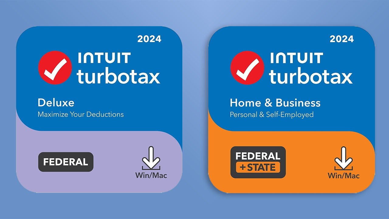 TurboTax Deluxe 2024 versus TurboTax Home and Business 2024