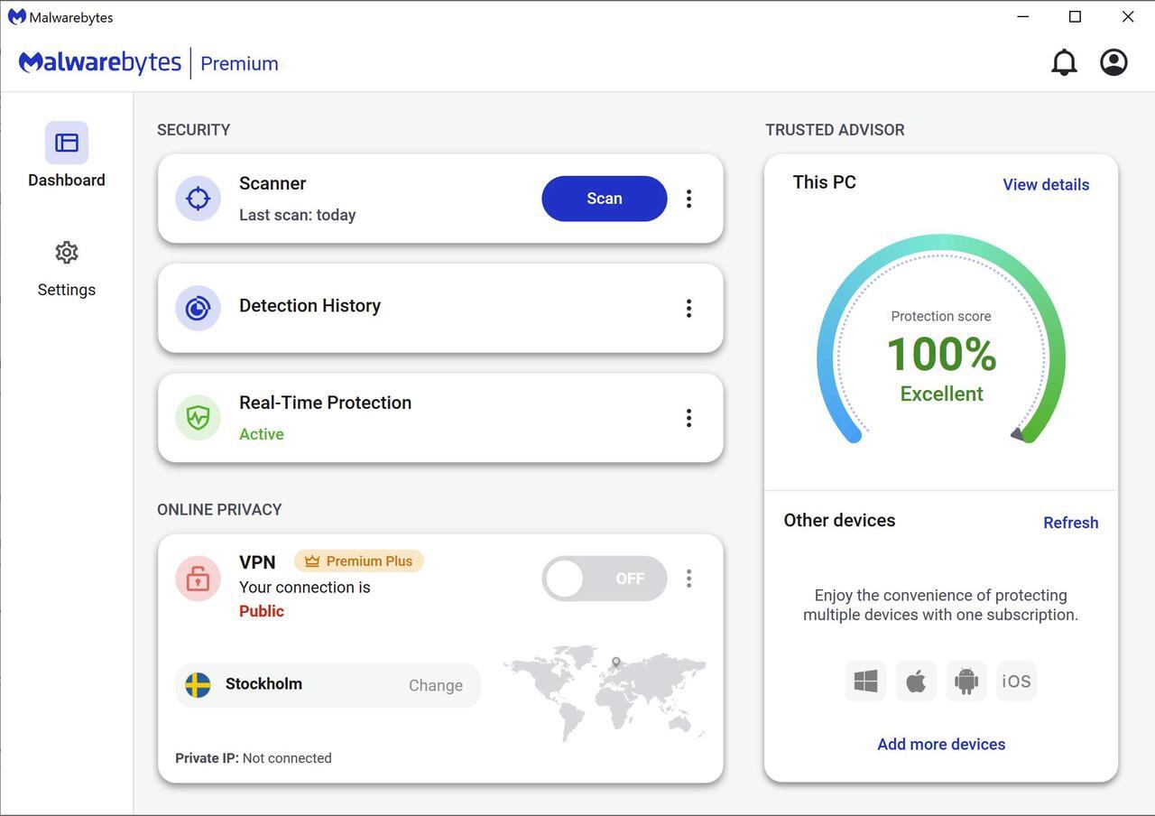 Malwarebytes Premium - 1 -Device / 1 Year - Download