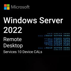 Microsoft Windows Server 2022 Remote Desktop 10 Device CALs