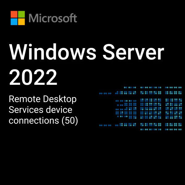 Microsoft Windows Server 2022 Remote Desktop 50 Device CALs