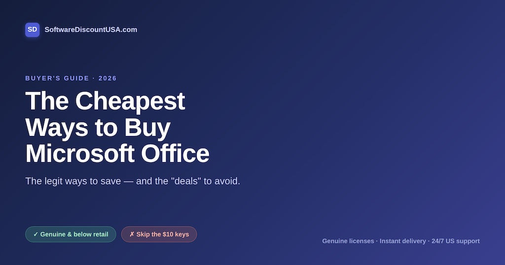 The Cheapest Ways to Buy Microsoft Office in 2026