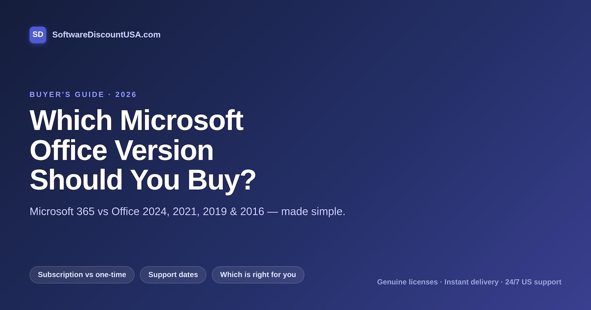 Which Version of Microsoft Office Should You Buy