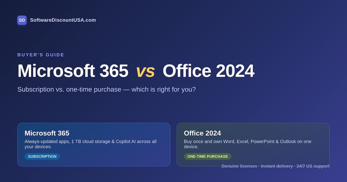 Microsoft 365 vs Office 2024