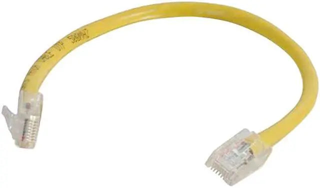 1ft yellow snagless ethernet patch cable