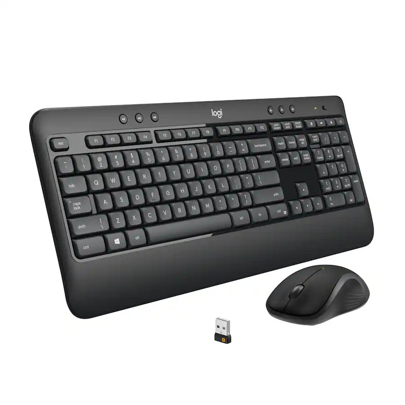 Logitech Wireless Keyboard & Mouse Combo | 2.4GHz Full-Size Desktop Set