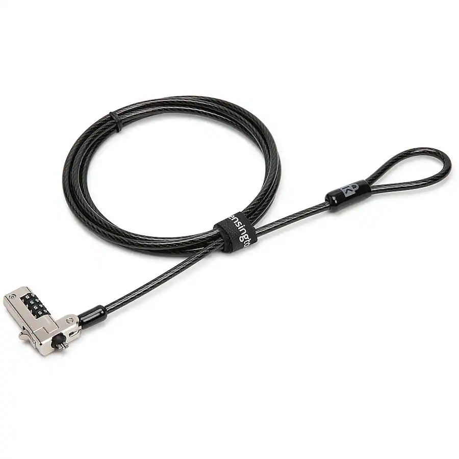 Kensington N17 combination laptop lock for wedge-shaped slots