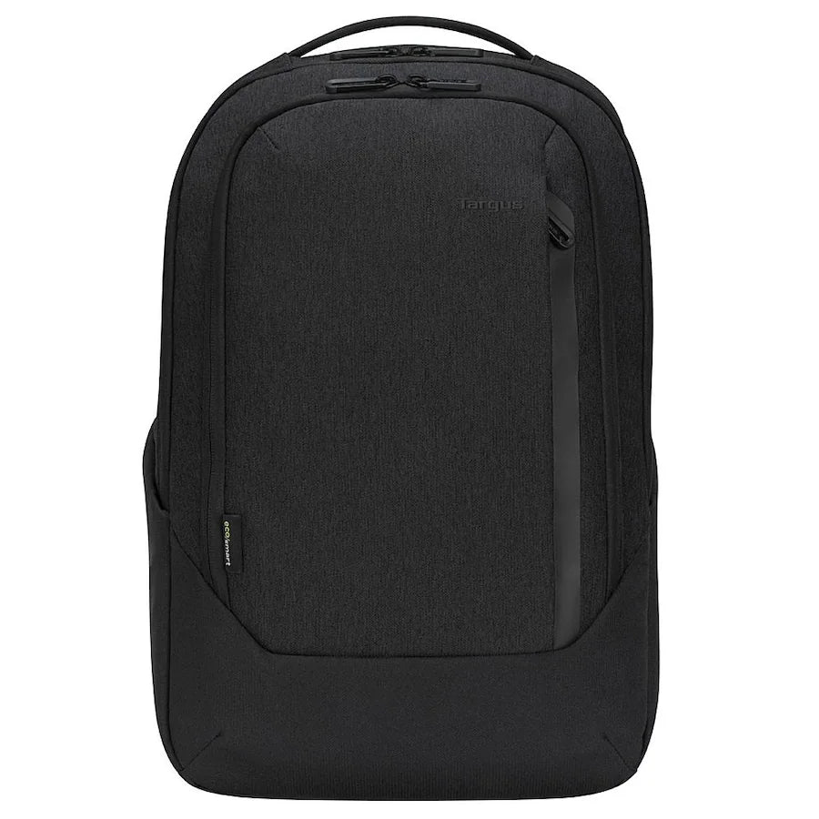 Targus EcoSmart recycled-material laptop backpack, black (closest available image match for Spruce EcoSmart backpack)