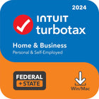 TurboTax Home and Business 2024 Download Tax Software, Federal & State Tax Return [PC/Mac Download]