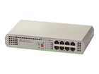 Allied Telesis AT-GS910/8E 8-Port Unmanaged Gigabit Switch | External PSU Ethernet Switch
