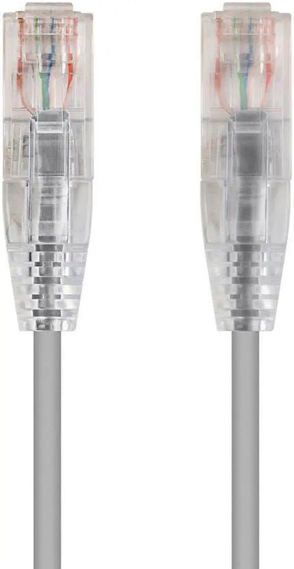 10ft grey Cat6 snagless ethernet patch cable