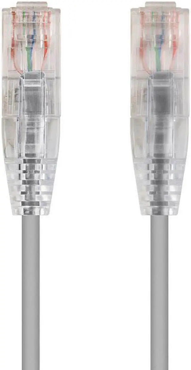 10ft grey Cat6 snagless ethernet patch cable