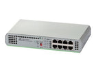 Allied Telesis AT-GS910/8 8-Port Unmanaged Gigabit Switch | Desktop Ethernet Switch
