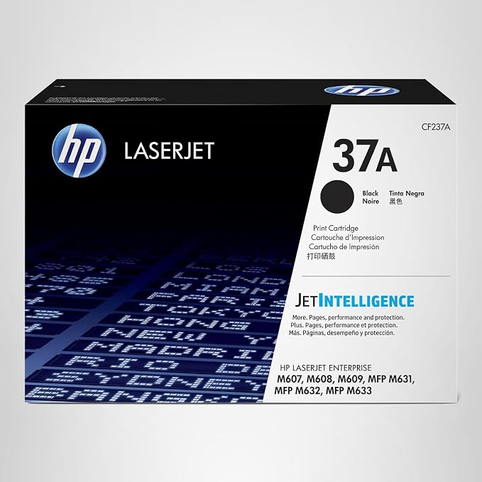 HP 37A Black Original LaserJet Toner Cartridge