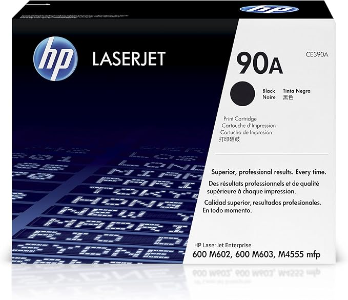 HP 90A Black Original LaserJet Toner Cartridge