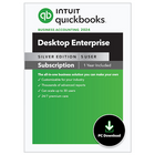 Intuit QuickBooks Desktop Enterprise Silver, 2024, 5 usuarios, suscripción de 1 año, compatible con Windows®, ESD 