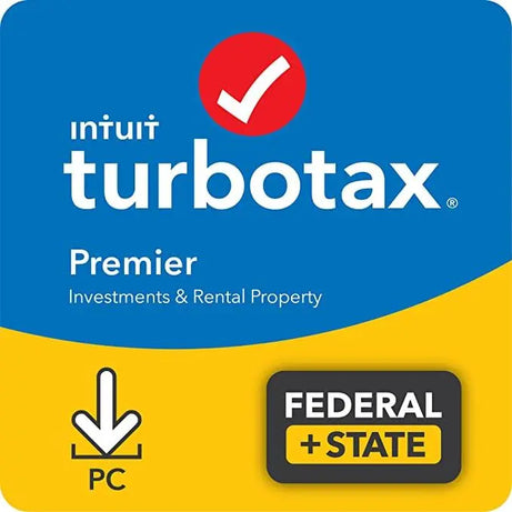 Turbotax Premier 2021 + State Tax Software [PC/MAC Download] Intuit