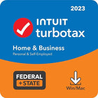TurboTax Home and Business 2023 Download [Old Version] Tax Software, Federal & State Tax Return [PC/Mac Download]