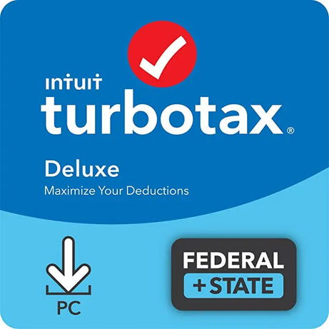 TurboTax Deluxe 2019 Download + State [MAC/PC Download] Intuit