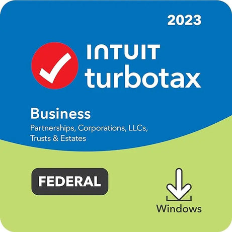 TurboTax Business 2023 Software, Federal Tax Return [PC Download] Intuit