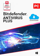 Bitdefender Antivirus Plus for PC - 1 Device, 3 Year Subscription - PC Activation Code by email