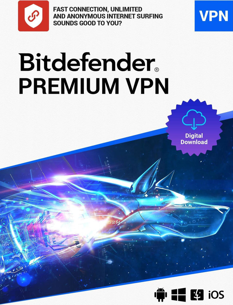 Bitdefender Premium VPN 10-User 1-Year - Activation Code by email