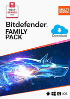 Bitdefender Family Pack for 15 Devices 2-Year, Windows/Mac/Android/iOS, Download