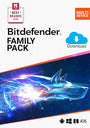 Bitdefender Family Pack for 15 Devices 1-Year, Windows/Mac/Android/iOS, Download