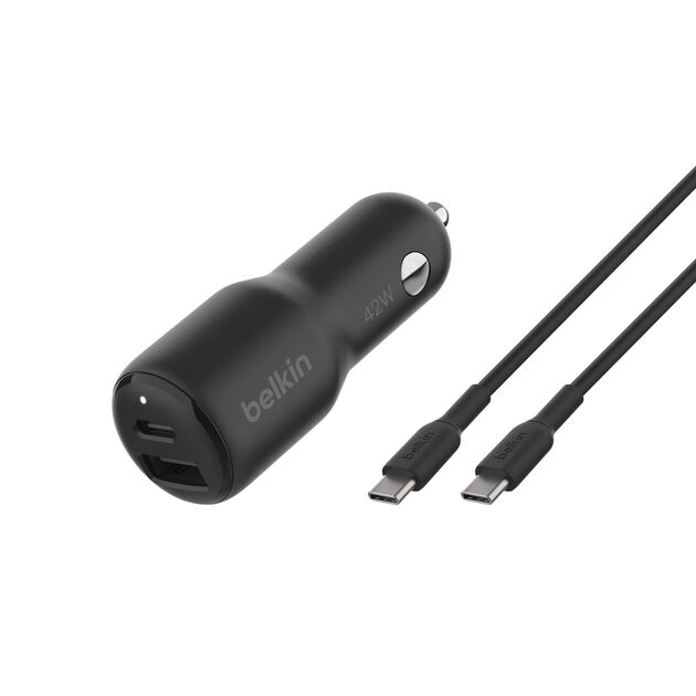 Belkin 42W USB C+A Car Charger Standalone