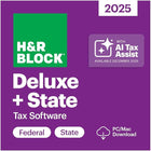 Software de impuestos H&amp;R Block Deluxe + Estado 2024 Descarga para Windows/Mac 