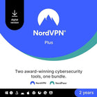 NordVPN Plus, 10 Devices, 2-Year, VPN & Cybersecurity Software