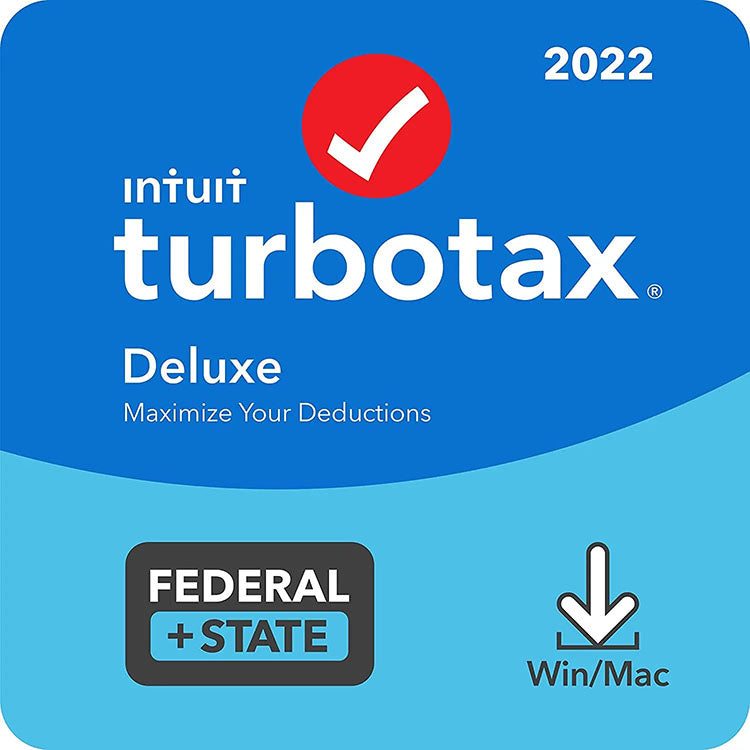 Turbotax Deluxe 2022 [Old Version] + State 2022 PC/Mac Download