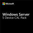 Microsoft Windows Server 2022: 5 licencias de acceso de cliente (CAL) para dispositivos