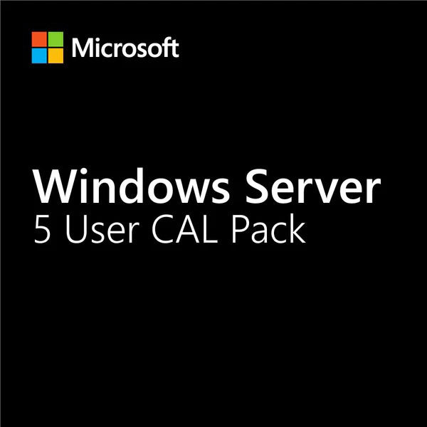 Microsoft Windows Server 2022: 5 licencias de acceso de cliente (CAL) de usuario
