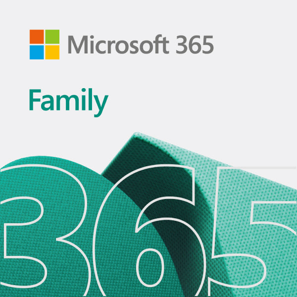 Microsoft 365 Family - 1 Year Subscription (6TB Cloud Storage, 5 Devices)