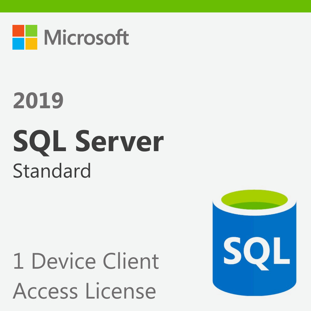 Microsoft SQL Server 2019 Standard - 1 Device CAL