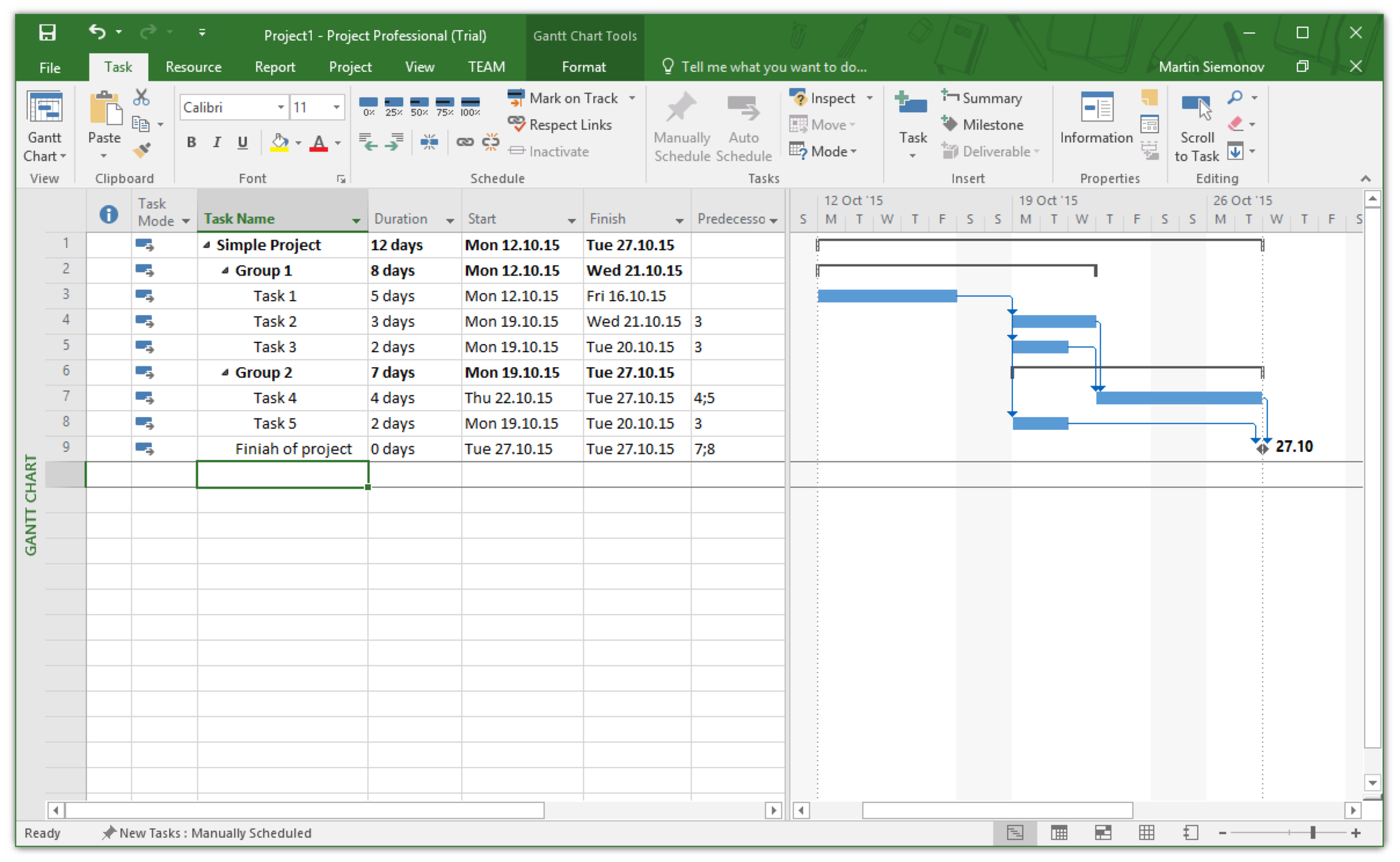 Microsoft Project Professional 2016